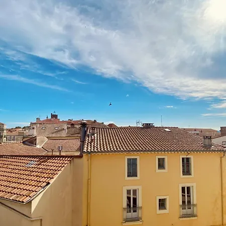 公寓 Les Toits Wifi Gratuit Vue Coeur De Historique Et Halles *